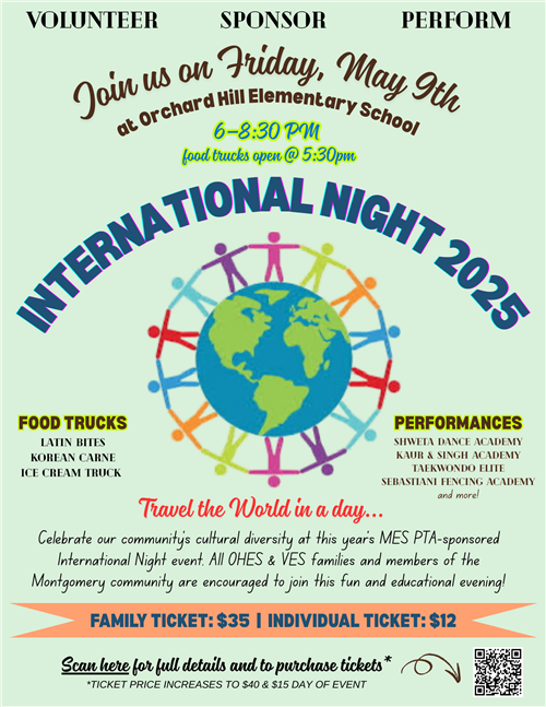 INTERNATIONAL NIGHT 2025 FLYER